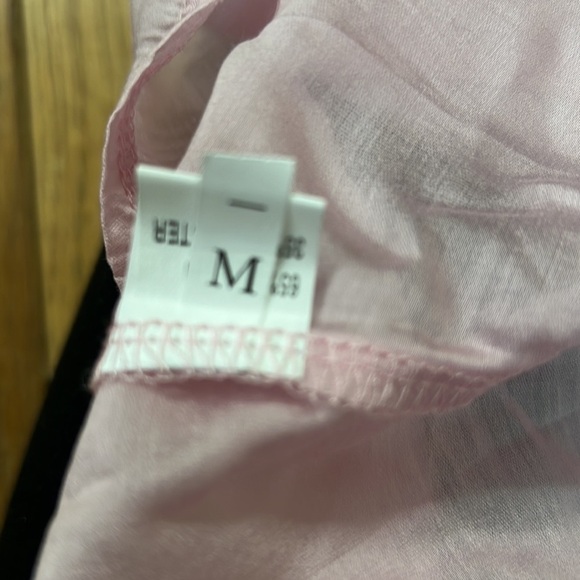 Women’s Light Pink Floral Set Size M - Picture 3 of 6